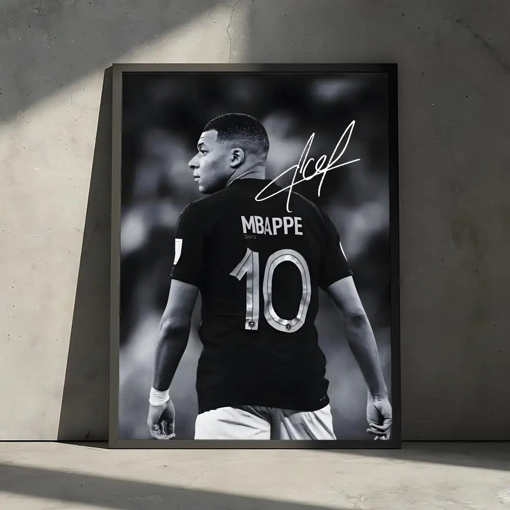 Mbappé Speed Wall Art 🔥⚡🇫🇷 | La Vitesse d'une Star Sur Ton Mur