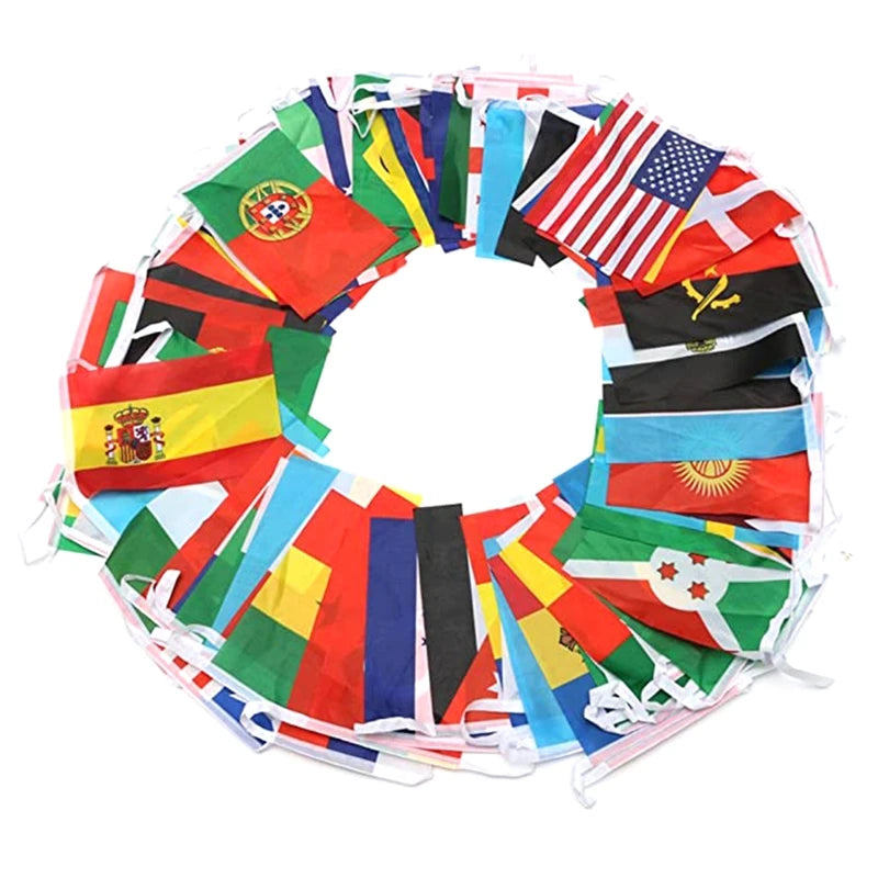 World Flags Festival Banner 🔥🌍🚩 | L'Ambiance Internationale Parfaite