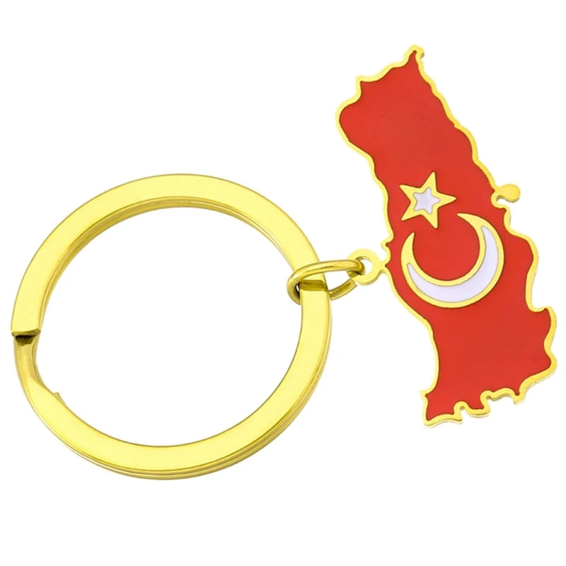 Turkey Map Keychain 🔥🇹🇷🔑 | Emporte La Turquie Partout Avec Toi
