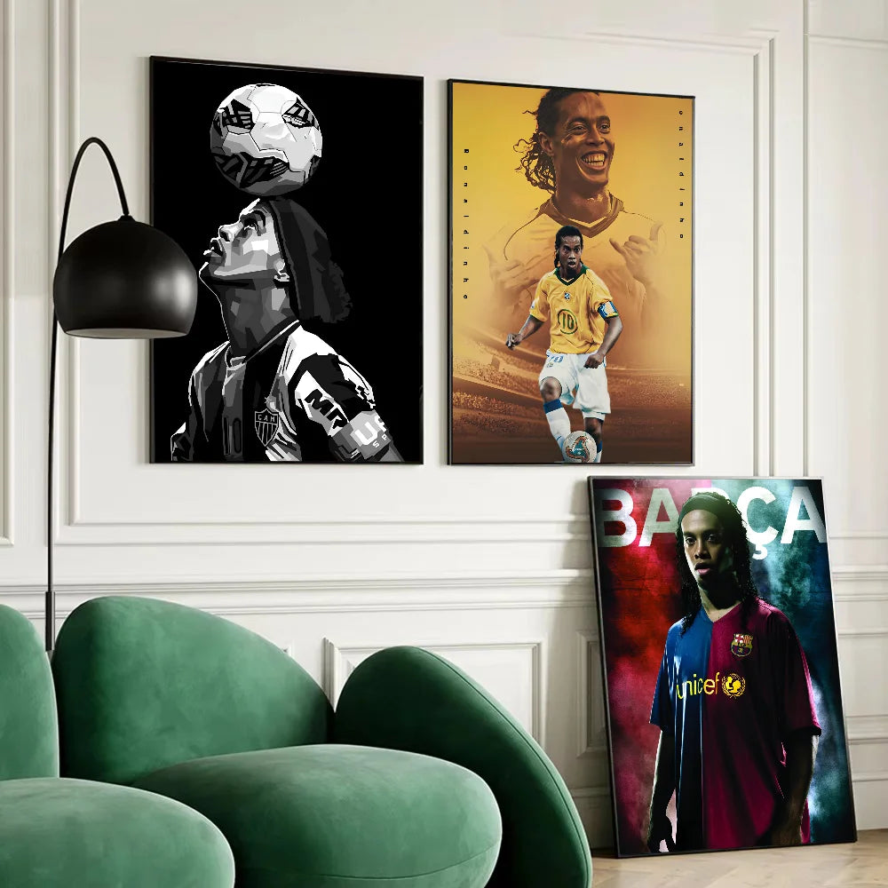 Ronaldinho Magic Wall Art 🔥🇧🇷⚽ | La Magie Du Football Sur Ton Mur