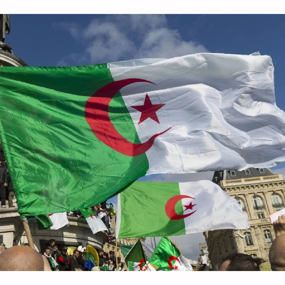 🇩🇿 Affiche fièrement l’Algérie ! | Drapeau Premium SUPER TEX 🔥