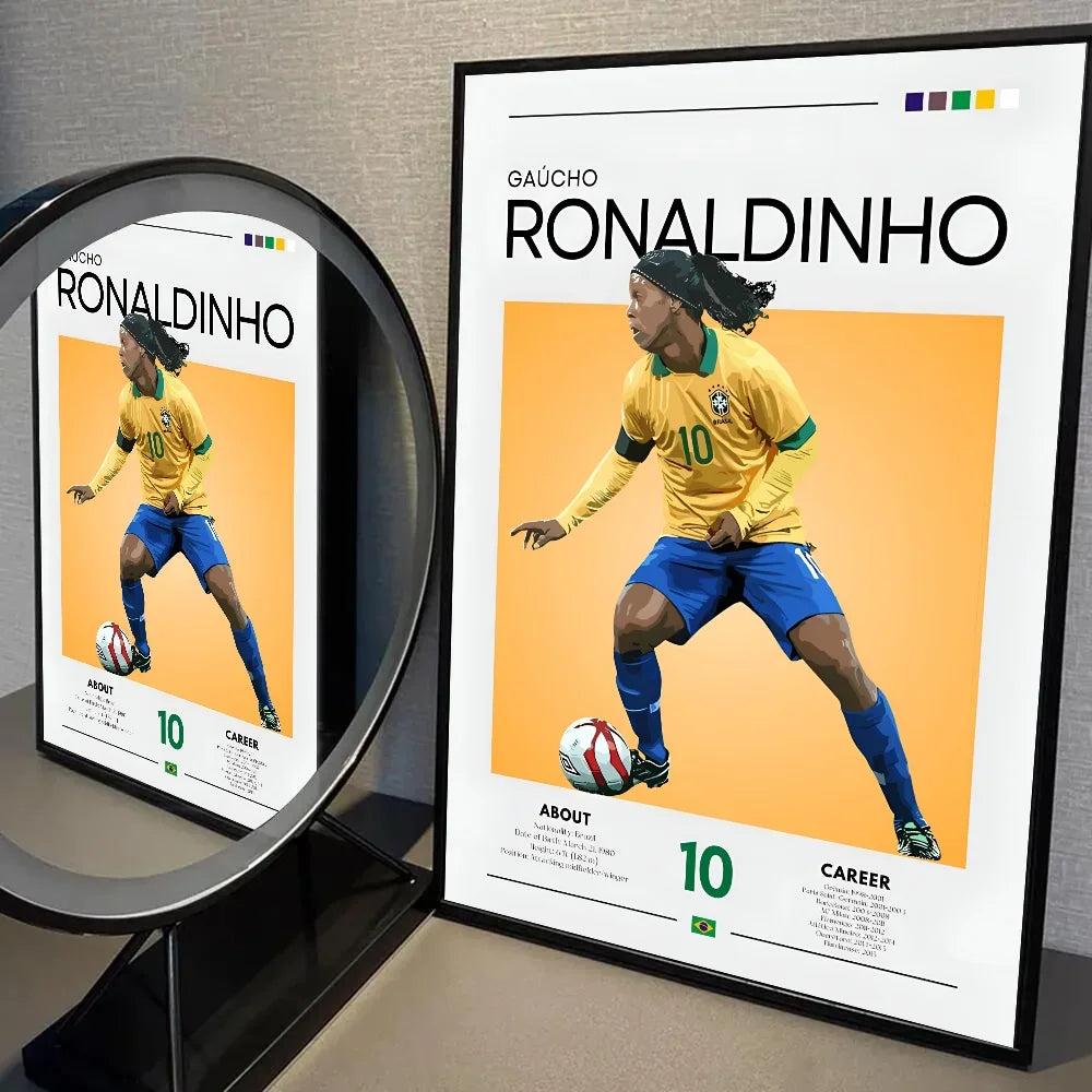 Dinho Magic Wall Art 🔥✨🇧🇷 | L'Art Et La Magie Du Football
