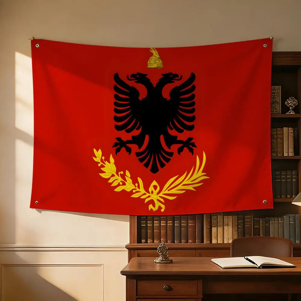 Albania Wall Flag 🔥🇦🇱 | Transforme Ton Espace Aux Couleurs De L'Albanie