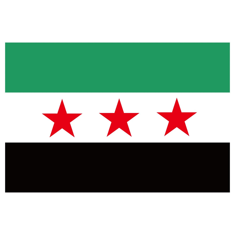 Syria Supporter Scarf 🔥🇸🇾 | Écharpe Syrie 15x150cm, 4 Coloris, Polyester Premium