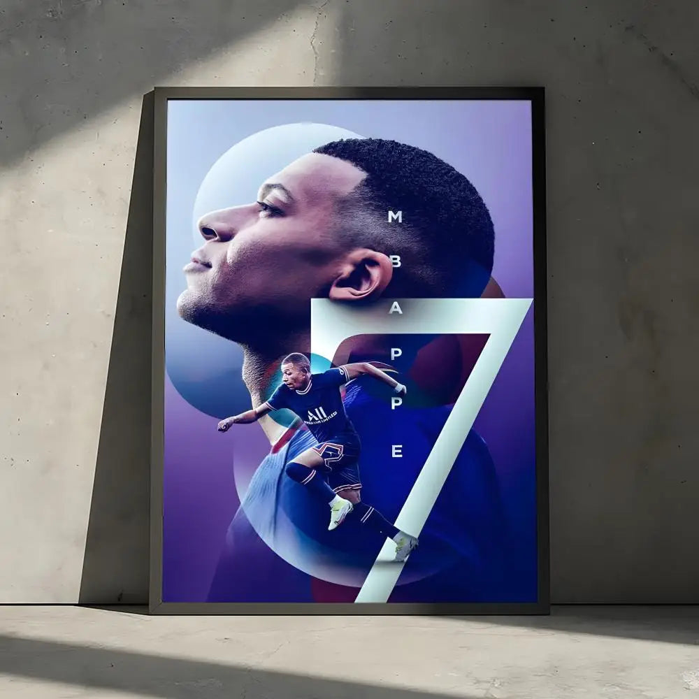 Mbappé Speed Wall Art 🔥⚡🇫🇷 | La Vitesse d'une Star Sur Ton Mur