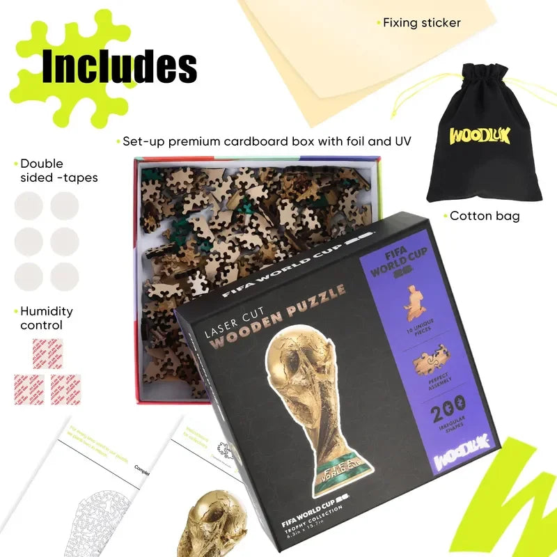 Puzzle FIFA 2026 🧩🔥 | Carte USA Canada Mexique en Bois 3D