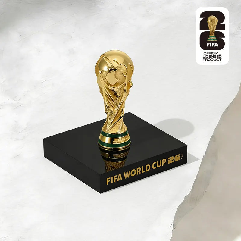 Trophée Réplique Coupe du Monde FIFA 2026 🏆 | Hercules | Souvenir Fan Football | Métal | 4,5 cm