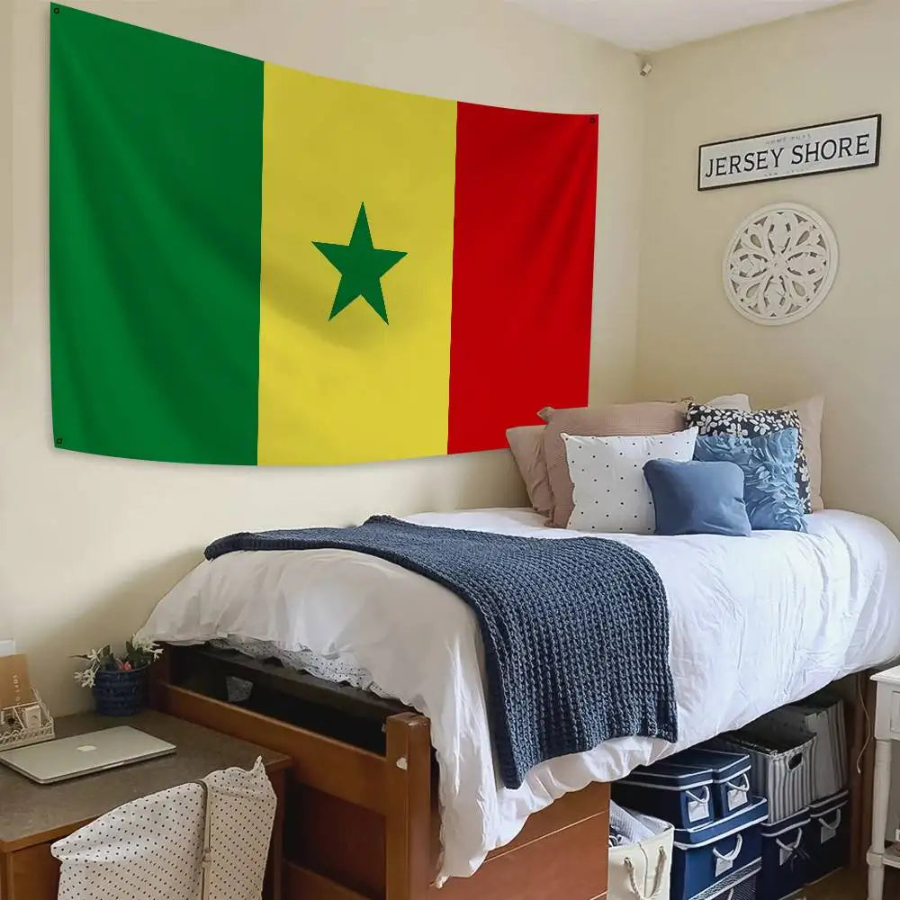 Senegal Flag Banner 🔥🇸🇳 | Décore Ton Espace Avec Fierté