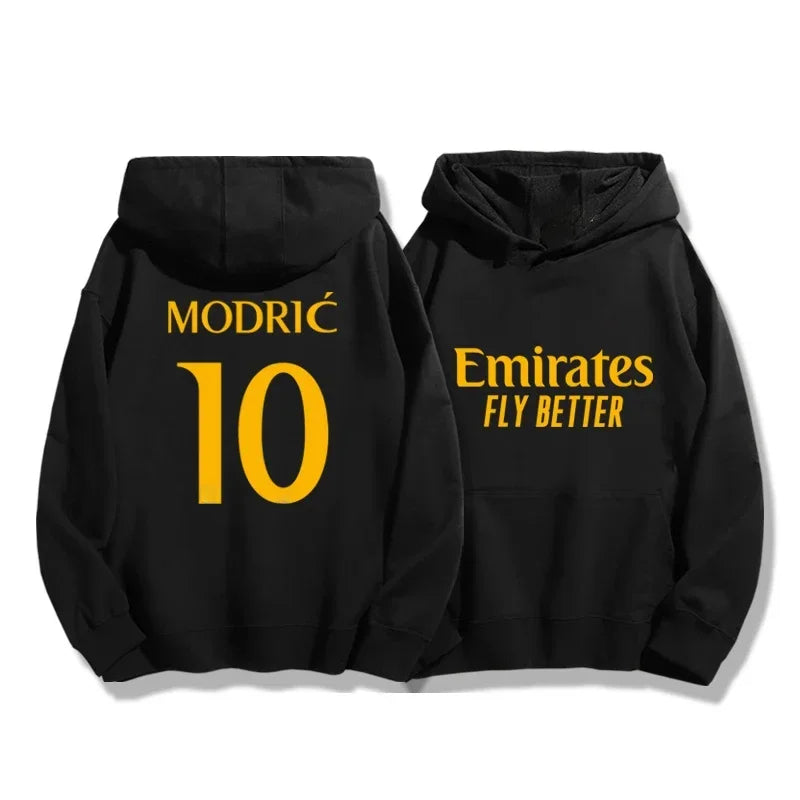 Hoodie Football 🧥⚽🔥 | Style Madrid 7 & 10 | Polaire Chaud | Tailles M à XXXL