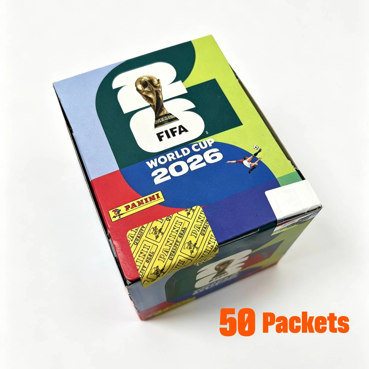Boîte de 350 Autocollants Panini FIFA Coupe du Monde 2026 – 50 Paquets