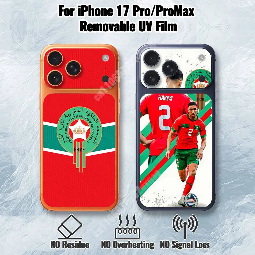 Hakimi 🇲🇦🔥 Protection iPhone 17 Pro | Style Football Maroc Ultra Clean