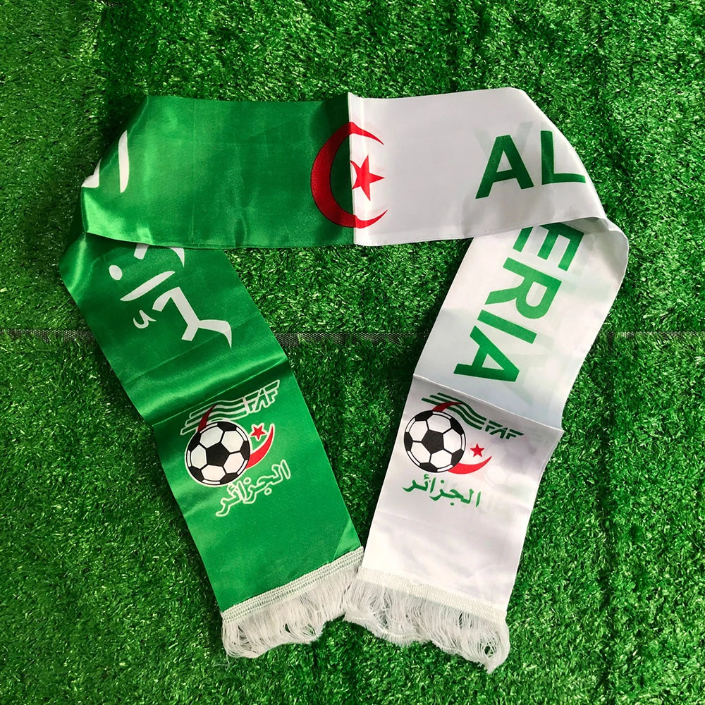 🇩🇿 Montre ta fierté en mode supporter ! | Écharpe Algérie 🔥