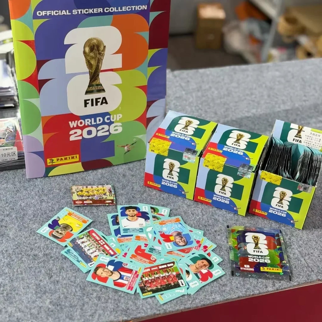 Autocollants Panini FIFA 2026 – Version Internationale Limitée | 1 à 30 Packs + Album Souple