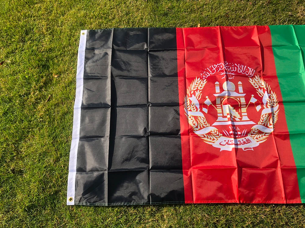 🇦🇫 Affiche Fièrement Tes Couleurs ! | Drapeau Afghanistan Premium 90x150 cm