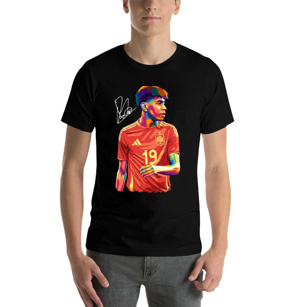 Yamal Pop Art 🔥⚽ | T-Shirt Football Stylé pour Fans de Barça