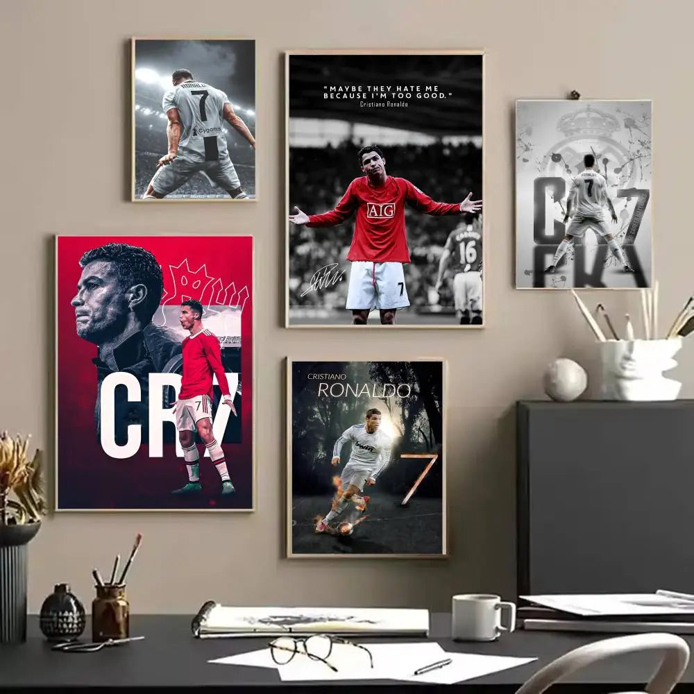Ronaldo GOAT Wall Art 🔥🐐⚽ | La Légende Sur Ton Mur