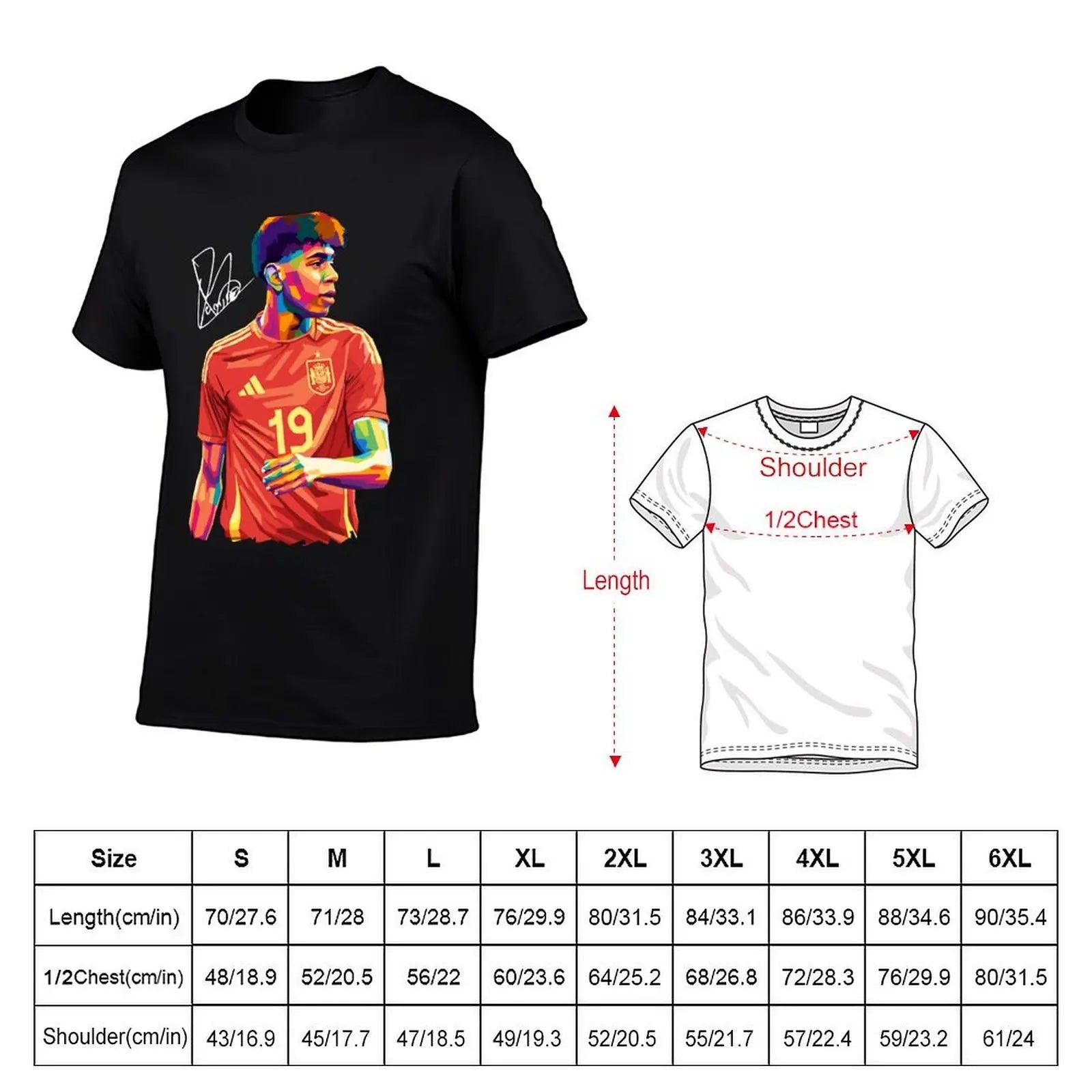 Yamal Pop Art 🔥⚽ | T-Shirt Football Stylé pour Fans de Barça