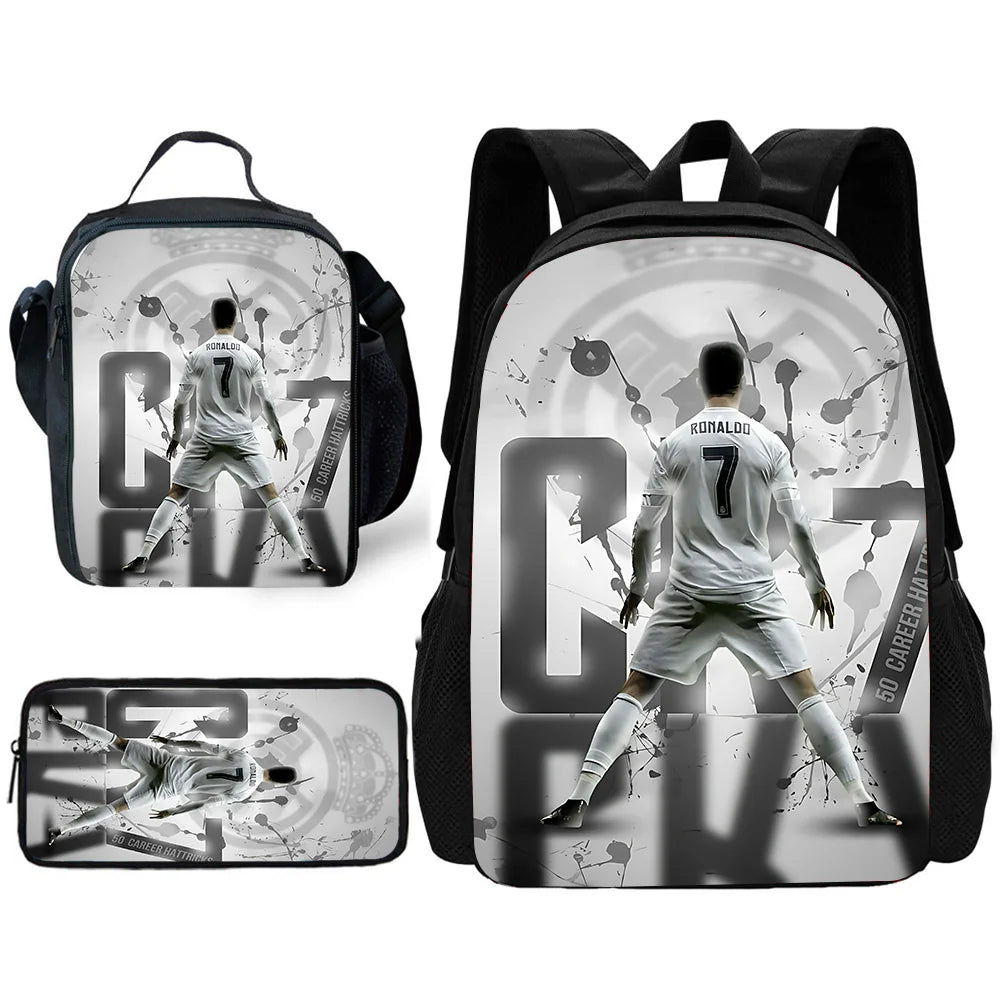 CR7 Backpack ⚽🔥 | Set École 3 Pièces Ronaldo Style Enfants 2026
