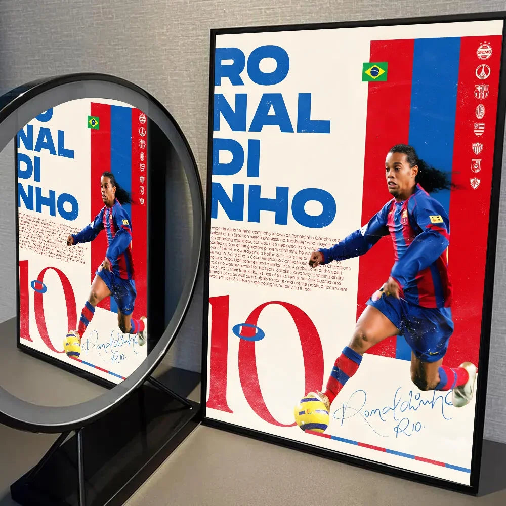 Dinho Magic Wall Art 🔥✨🇧🇷 | L'Art Et La Magie Du Football