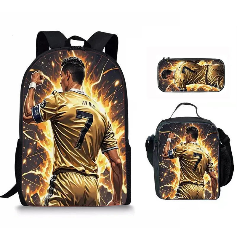 ⚽🔥 Le pack scolaire CR7 complet ! | 3 pièces pour l’école 🎒