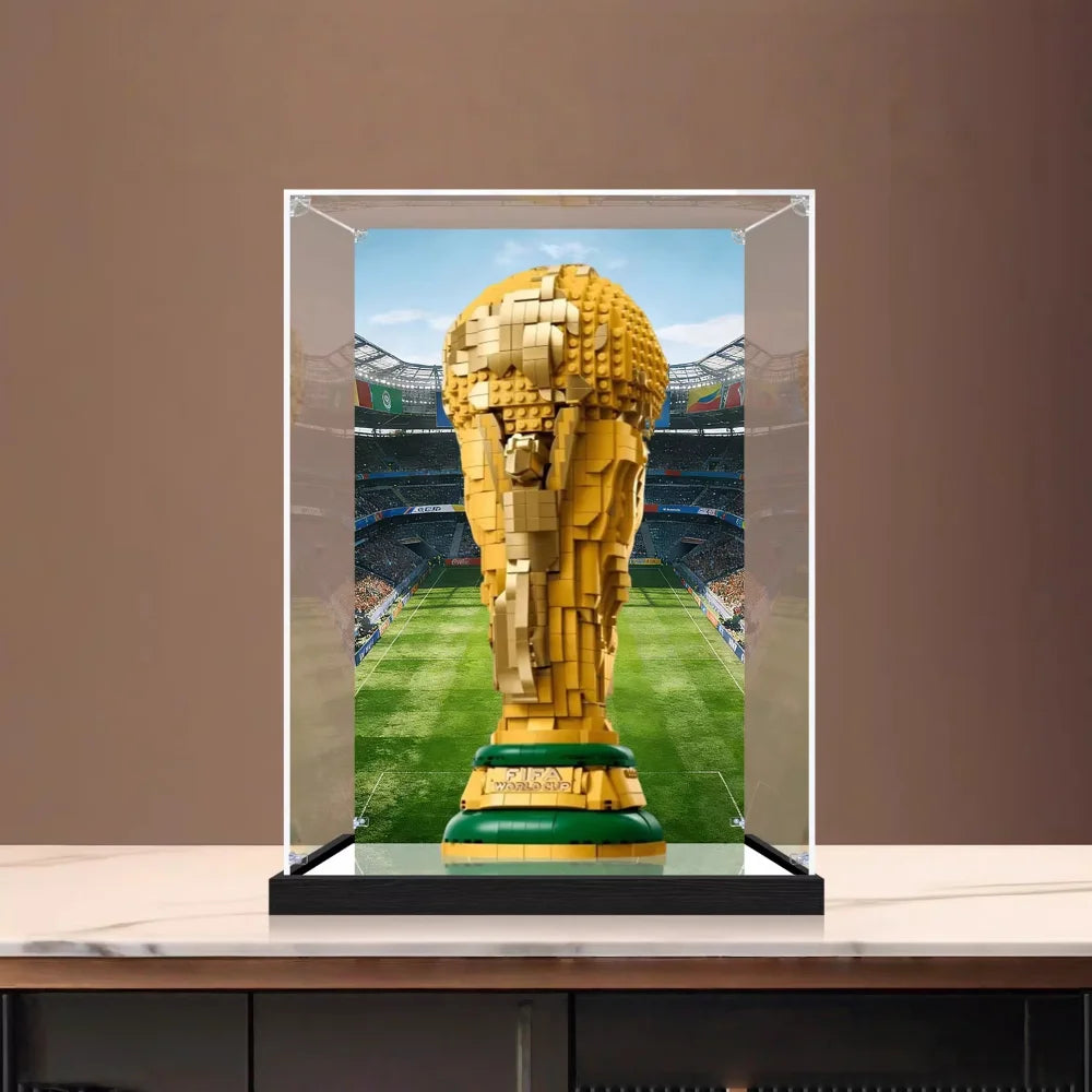🏆⚽ Boîte de Présentation Premium pour Lego Coupe du Monde 43020 | Protection Anti-Poussière & Mise en Valeur
