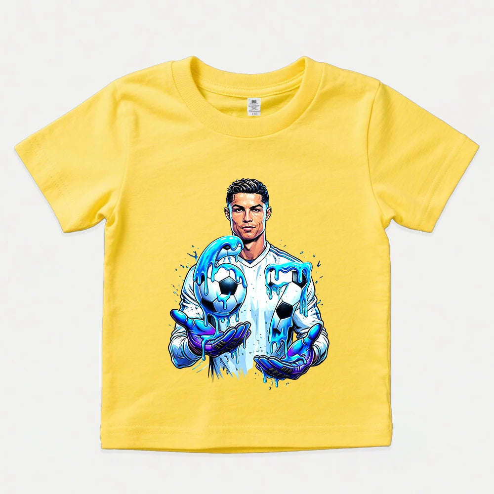 Ronaldo 67 T-Shirt 👕⚽ | Look Foot Stylé pour Enfants Été 2026