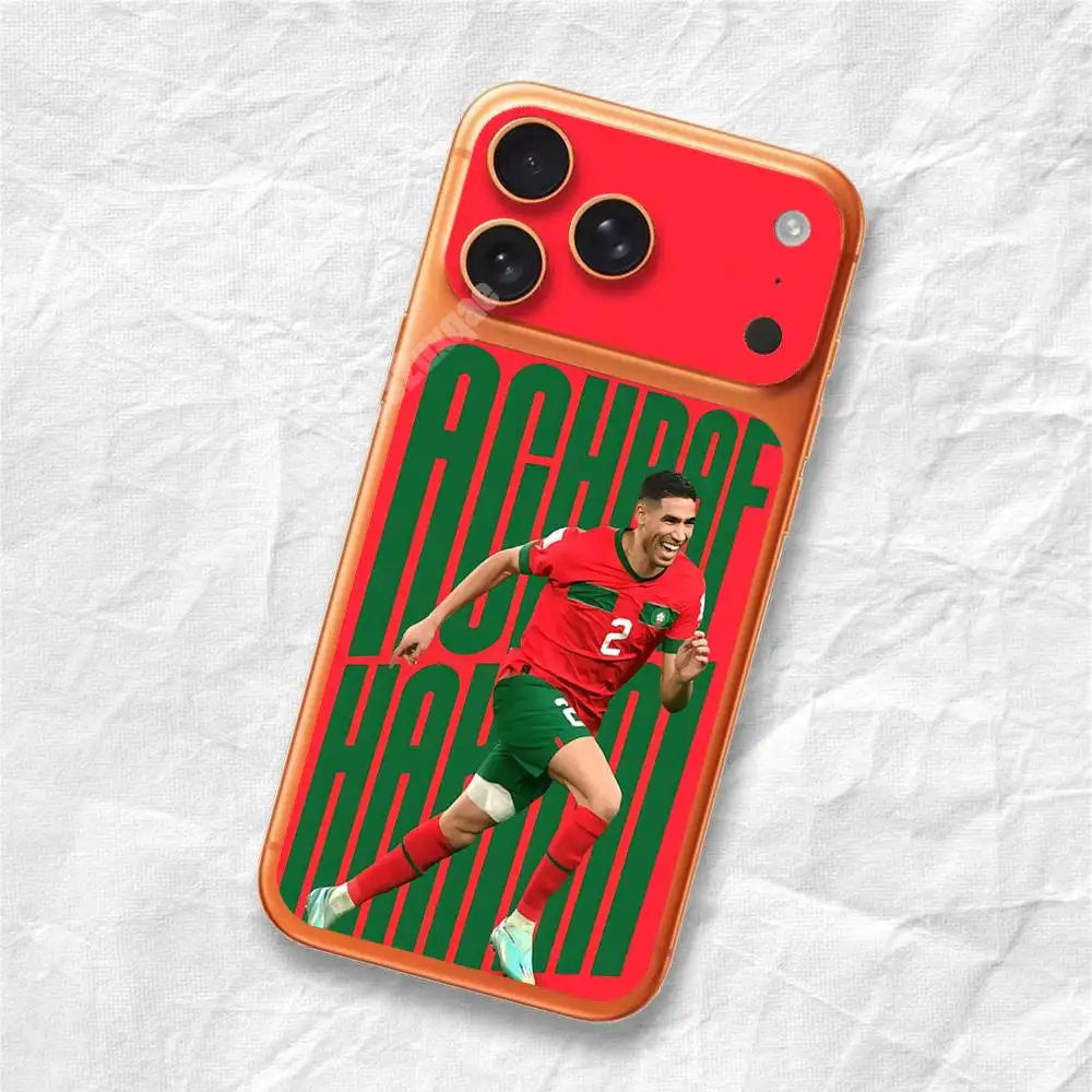 Hakimi 🇲🇦🔥 Protection iPhone 17 Pro | Style Football Maroc Ultra Clean