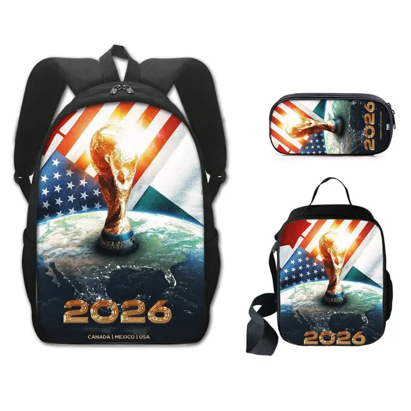 Sac à Dos Football 2026 🔥⚽ | Pack 3 Pièces pour Vrais Fans