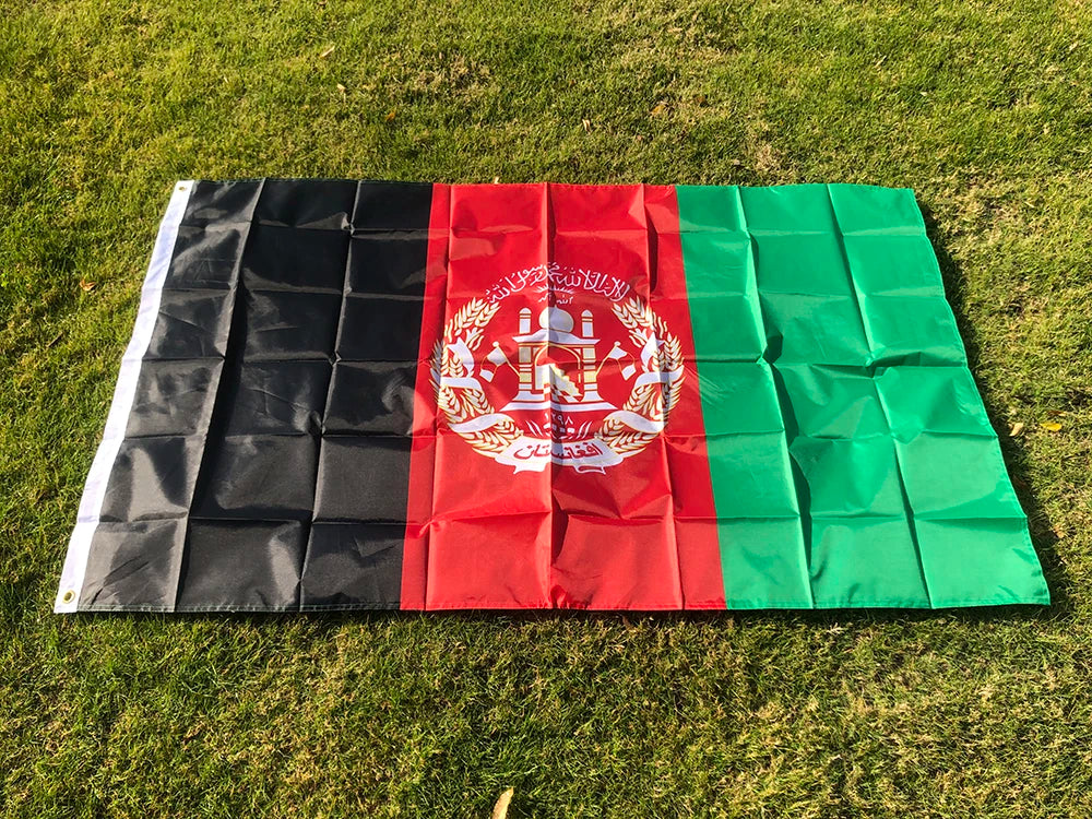 🇦🇫 Affiche Fièrement Tes Couleurs ! | Drapeau Afghanistan Premium 90x150 cm