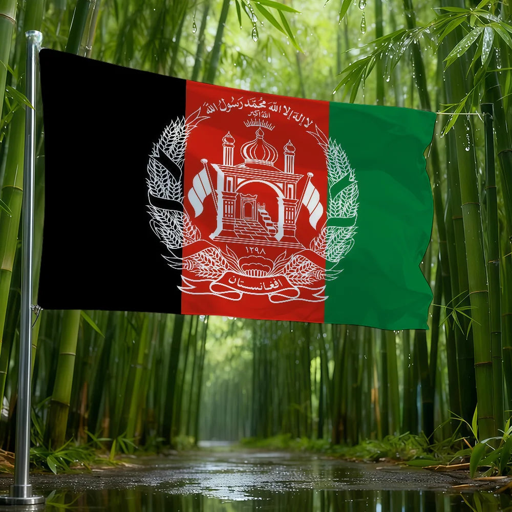 🇦🇫 Transforme ton espace ! | Drapeau Afghanistan Décoratif Ultra Stylé 🔥