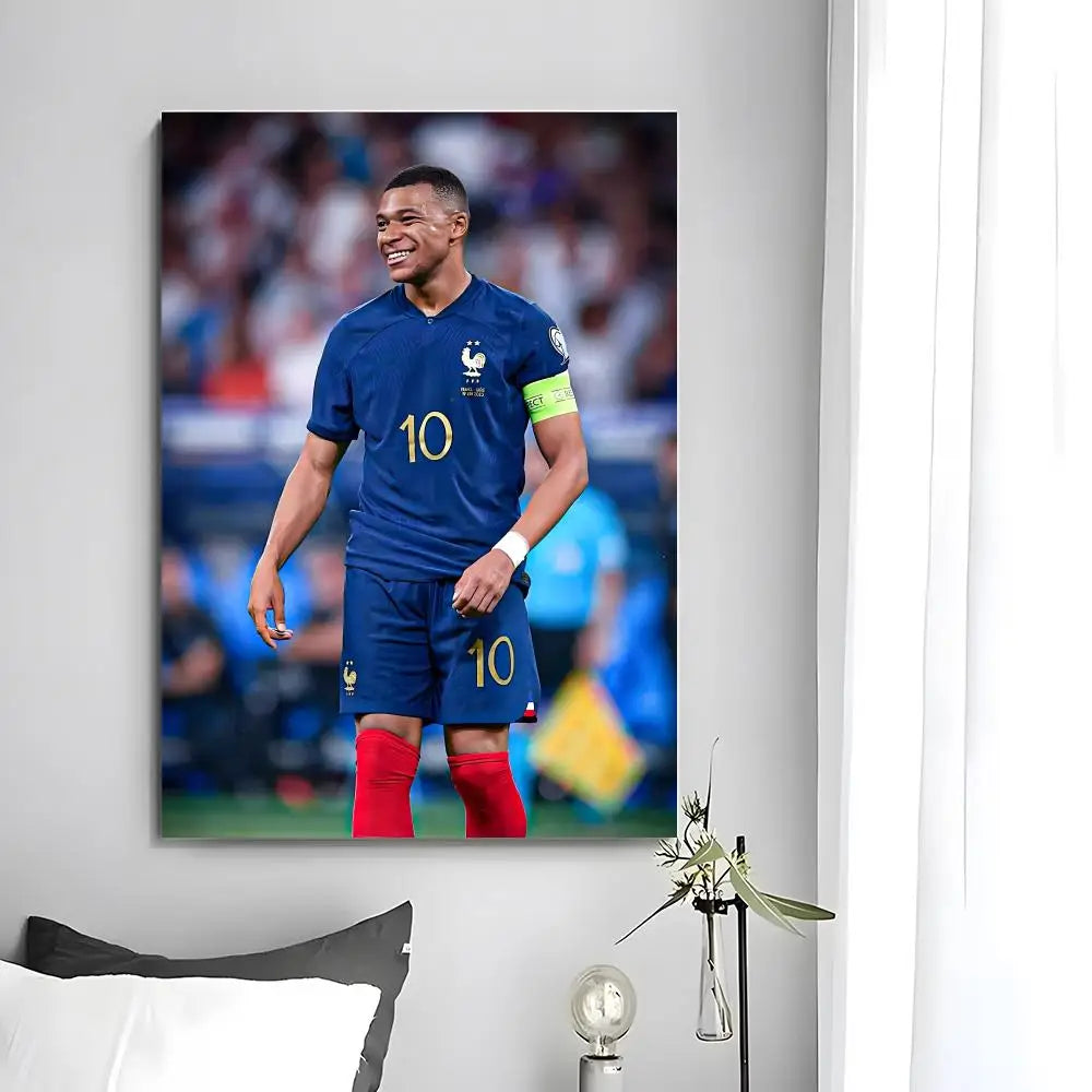 Poster Mbappé Premium 🔥⚽ | 10 Designs Exclusifs | 5 Formats Sans Cadre