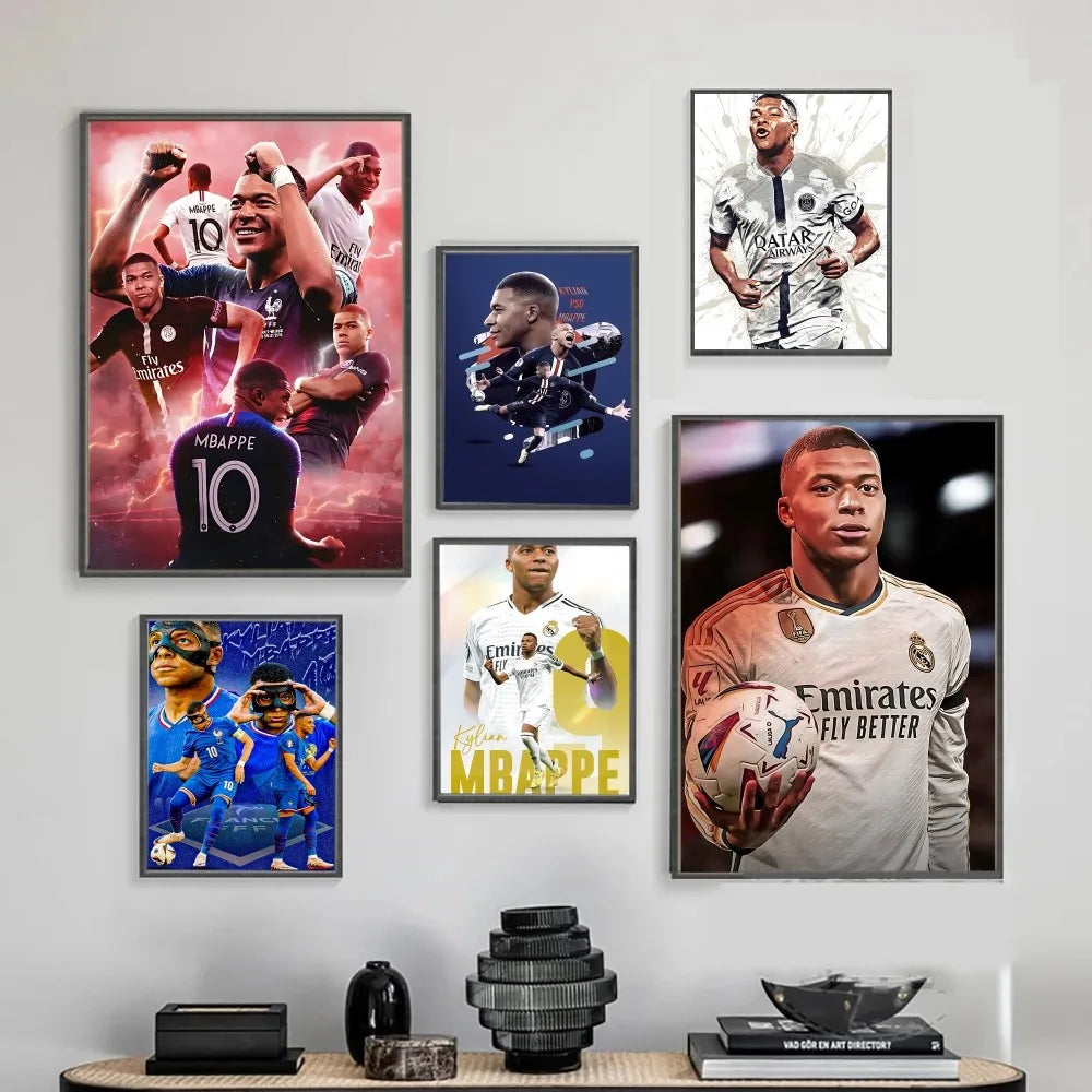 Mbappé Speed Wall Art 🔥⚡🇫🇷 | La Vitesse d'un Champion Sur Ton Mur