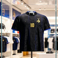 Maillot France Noir & Or 2026 – Mbappe #10 | Séchage Rapide | Enfants & Adultes