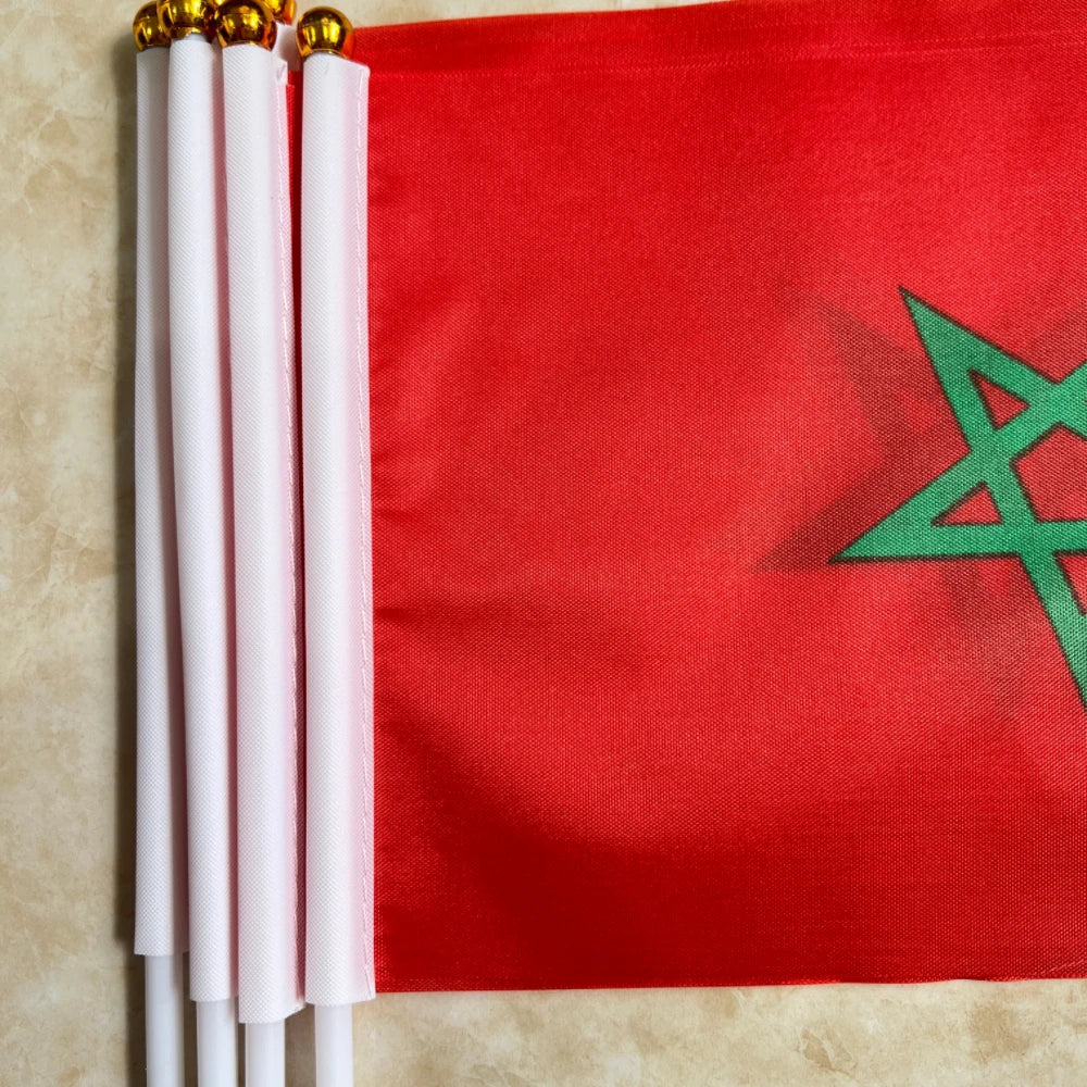 Mini Drapeau Maroc 🇲🇦🔥 | Parfait pour Fêtes & Événements