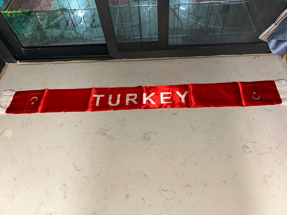 Turkey Fan Scarf 🔥🇹🇷🧣 | Porte Les Couleurs De La Turquie Avec Fierté