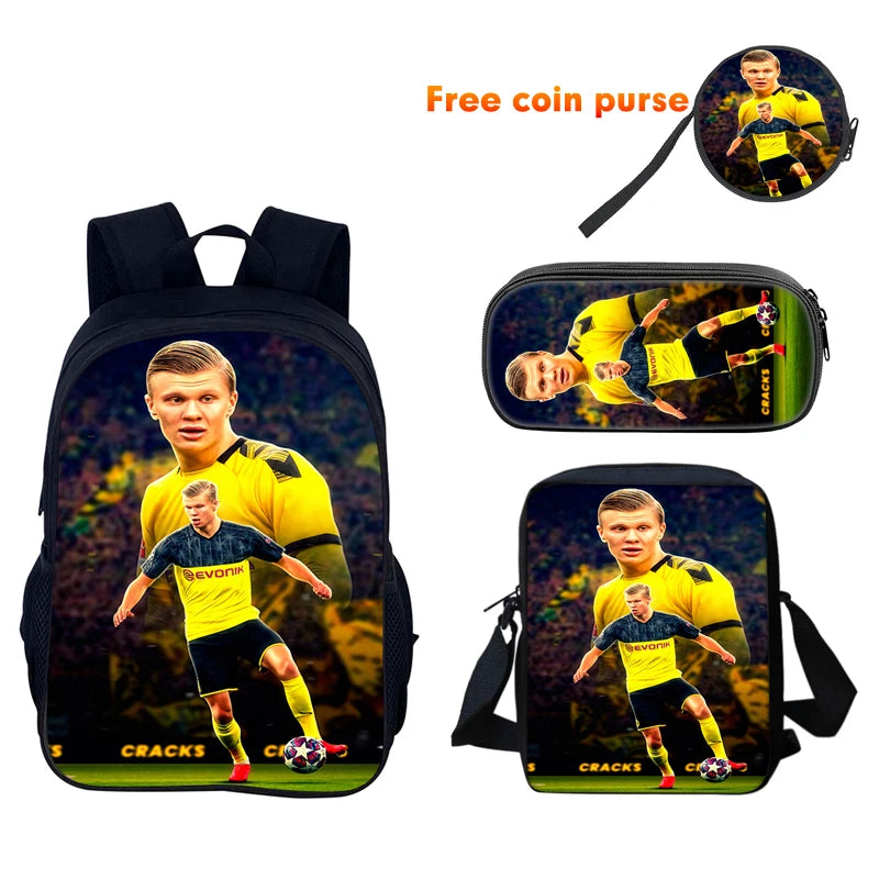 Haaland School Trio 🔥🎒⚽ | Le Sac des Jeunes Buteurs
