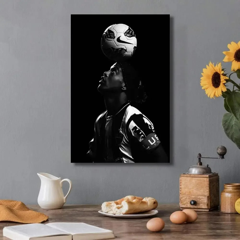 Affiche Toile Ronaldinho 🇧🇷⚽ | Poster Football Légende | Déco Chambre | 21 Designs | 5 Formats