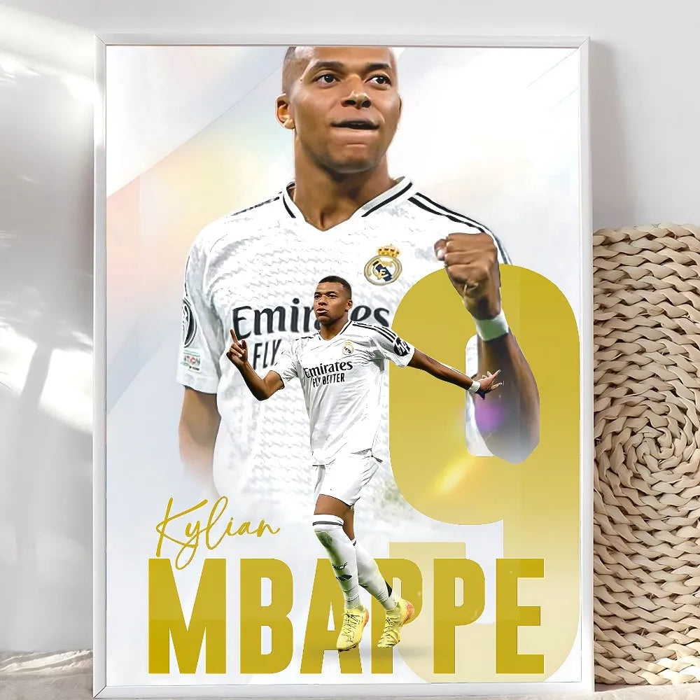 Mbappé Speed Wall Art 🔥⚡🇫🇷 | La Vitesse d'un Champion Sur Ton Mur