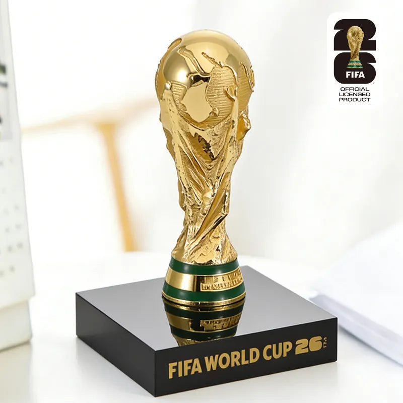 Trophée Réplique Coupe du Monde FIFA 2026 🏆 | Hercules | Souvenir Fan Football | Métal | 4,5 cm