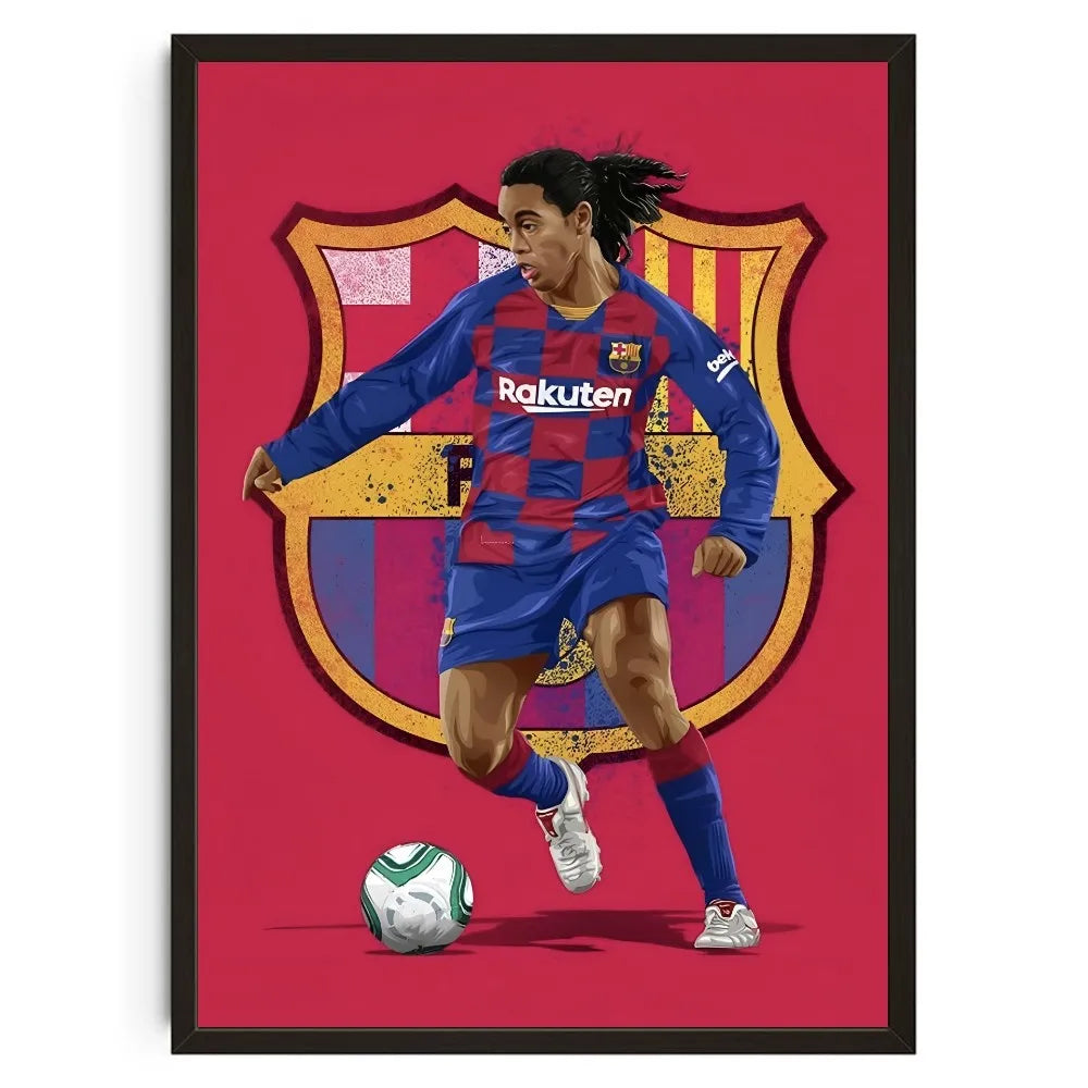 Ronaldinho Magic Wall Art 🔥🇧🇷⚽ | La Magie Du Football Sur Ton Mur