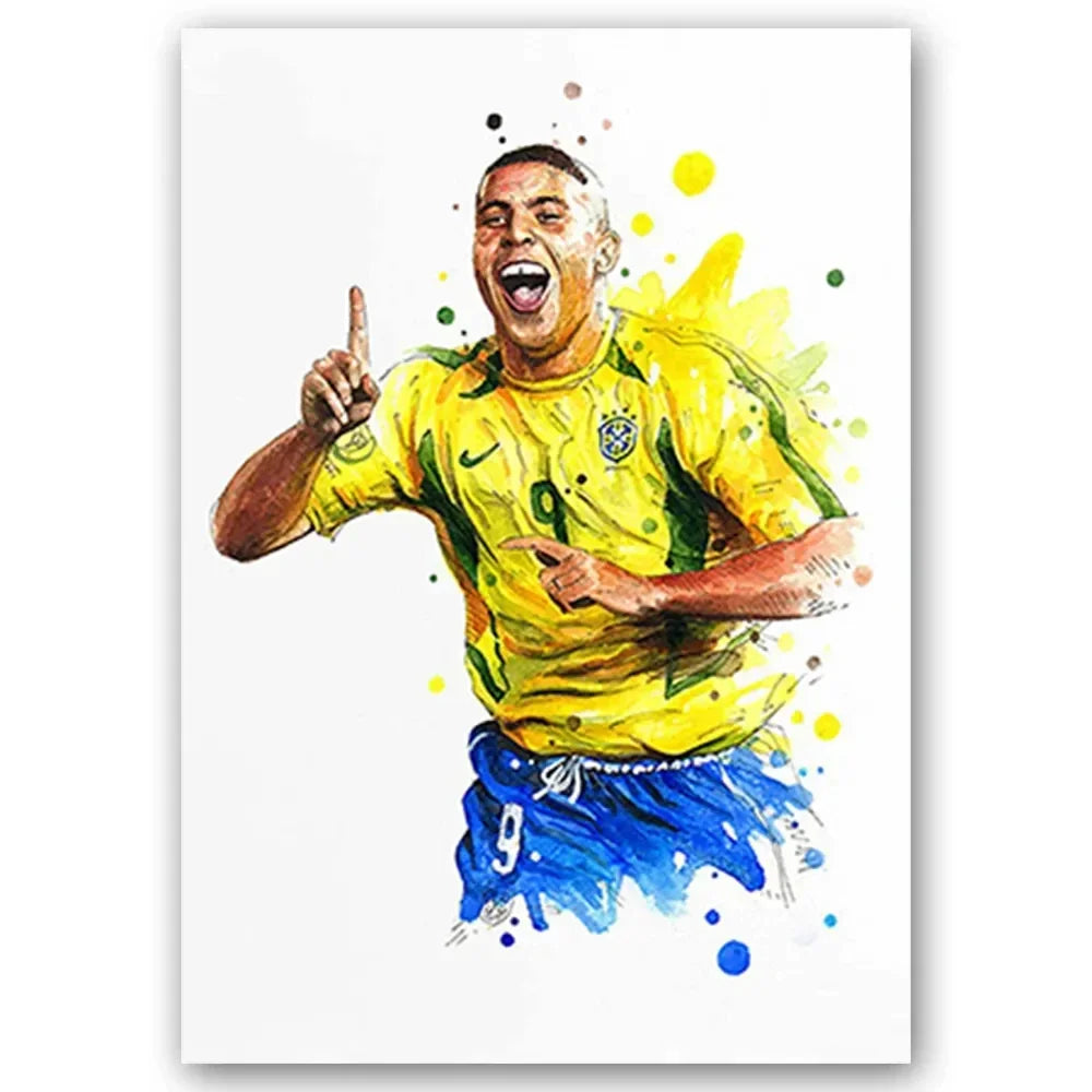 Watercolor Football Art 🔥🎨⚽ | Quand Le Football Devient Une Œuvre D'Art
