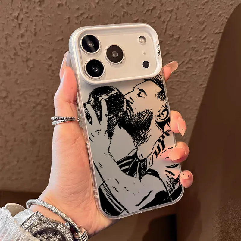 Messi GOAT Case 🔥📱🐐 | Coque iPhone Fan Messi PC + TPU – iPhone 11→17 | Multi-Designs