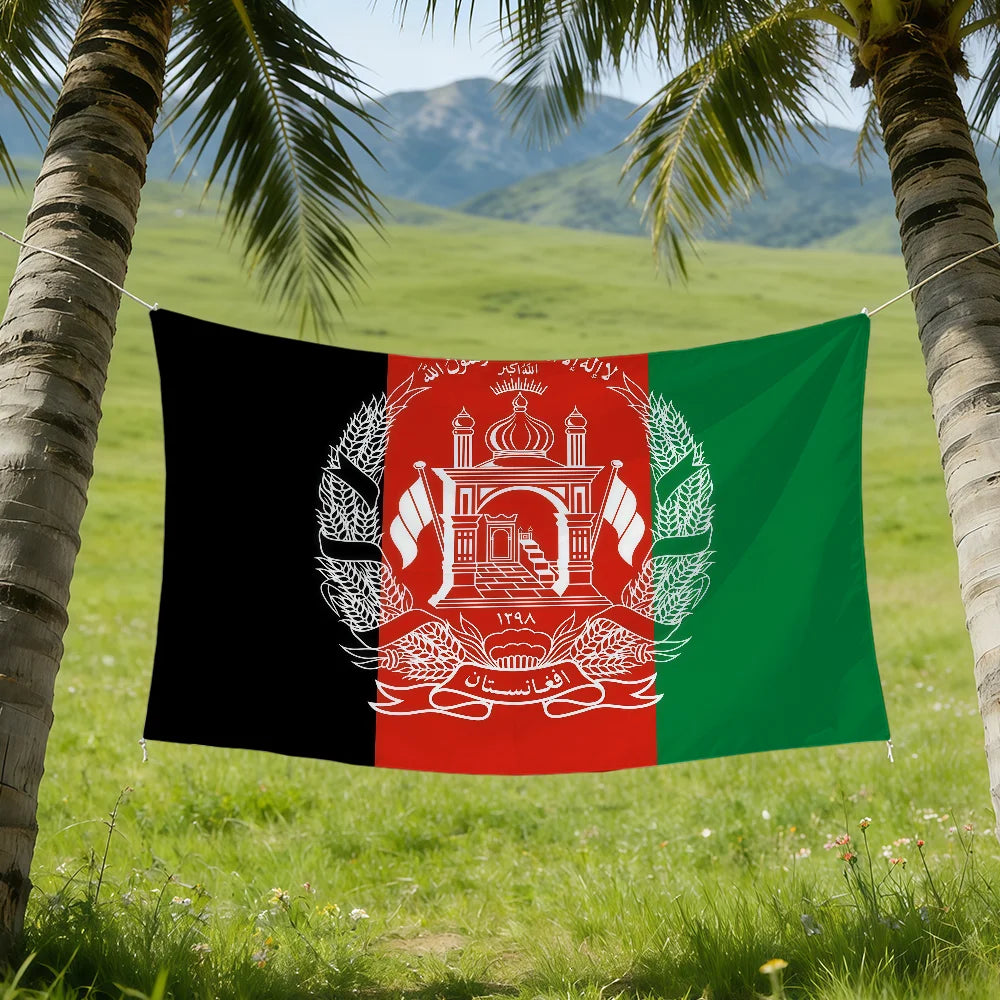 🇦🇫 Transforme ton espace ! | Drapeau Afghanistan Décoratif Ultra Stylé 🔥