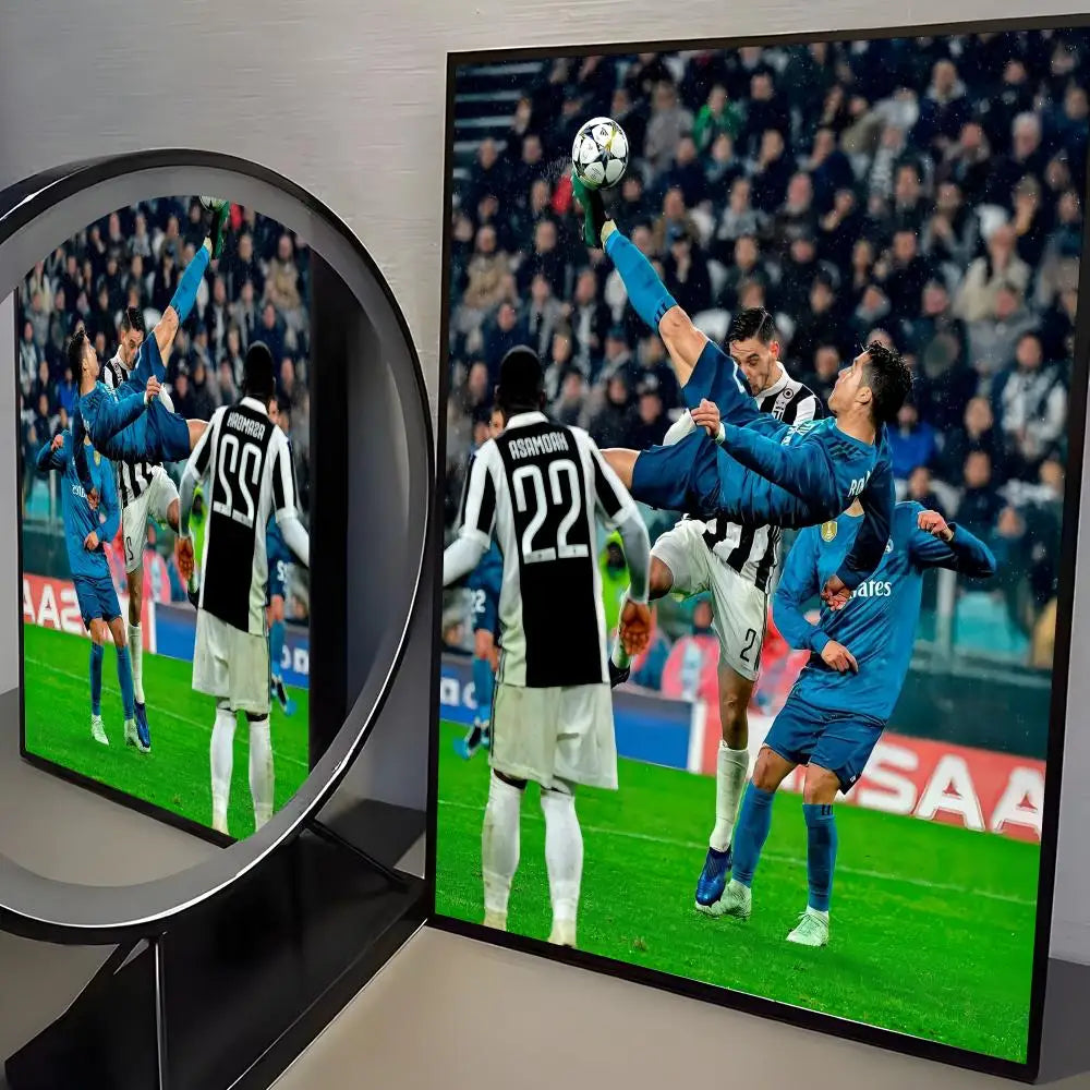 CR7 GOAT Wall Art 🔥🐐⚽ | La Grandeur d'une Légende Sur Ton Mur