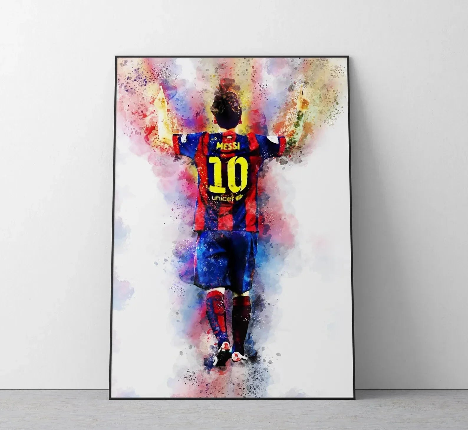 Watercolor Football Art 🔥🎨⚽ | Quand Le Football Devient Une Œuvre D'Art