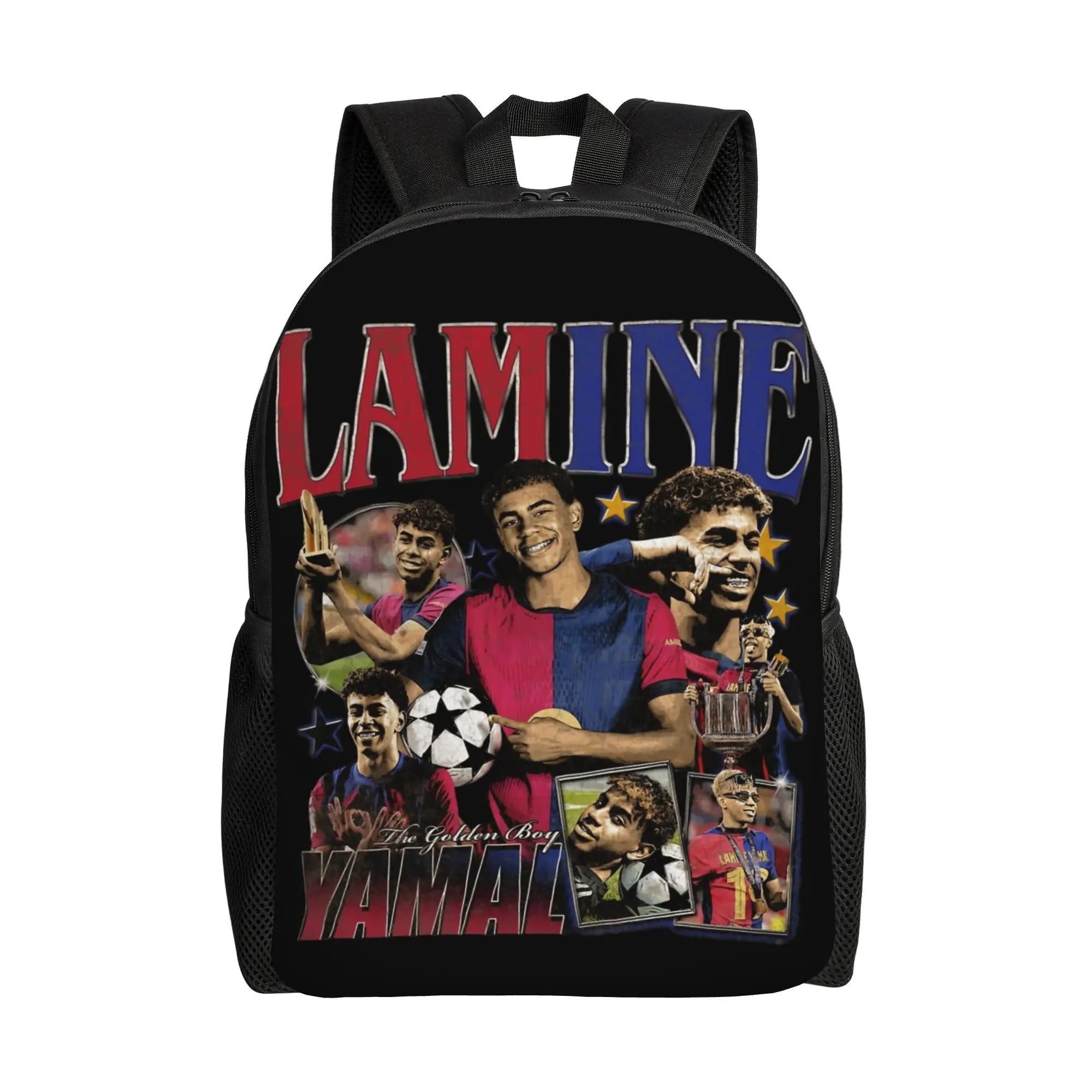 🎒⚽ Sac à Dos Lamine Yamal Soccer 19 | 24 Coloris | École Sport Voyage | Polyester Résistant | Unisexe