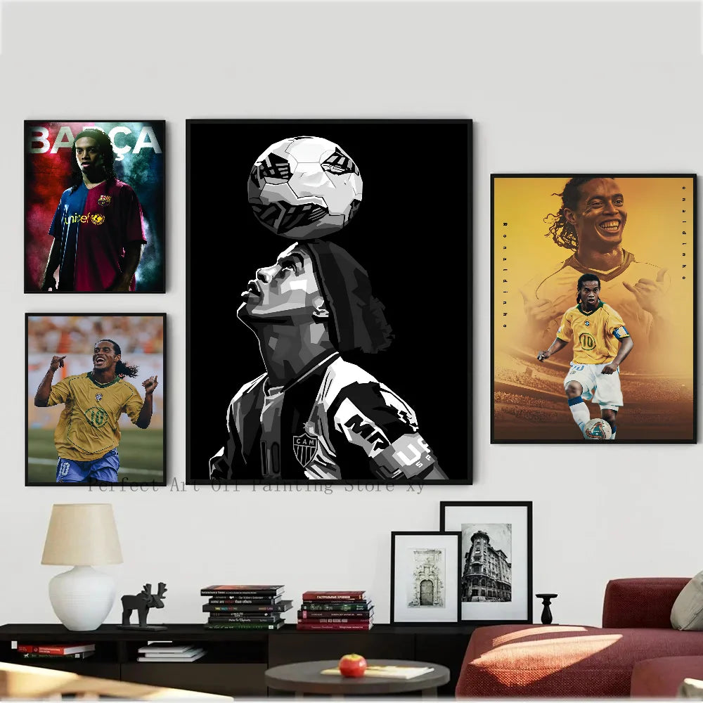 Ronaldinho Magic Wall Art 🔥🇧🇷⚽ | La Magie Du Football Sur Ton Mur
