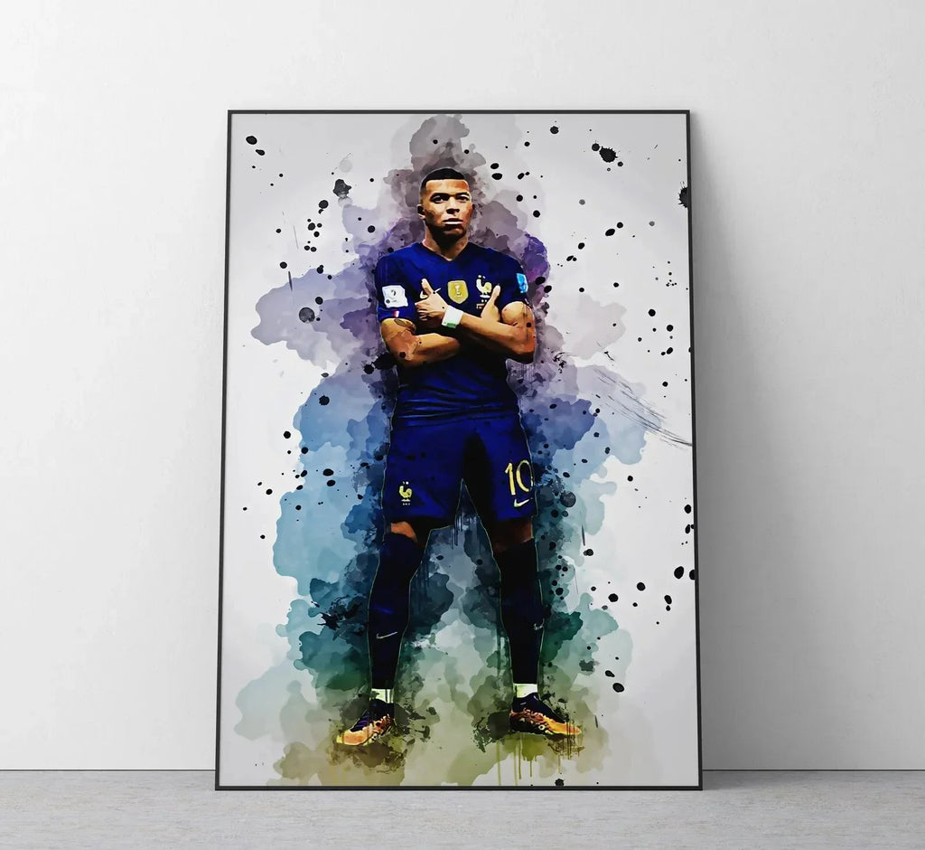 Watercolor Football Art 🔥🎨⚽ | Quand Le Football Devient Une Œuvre D'Art