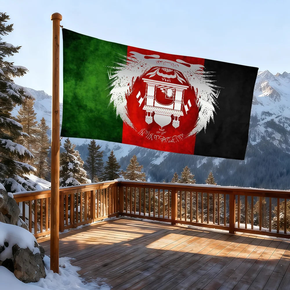 🇦🇫 Transforme ton espace ! | Drapeau Afghanistan Décoratif Ultra Stylé 🔥