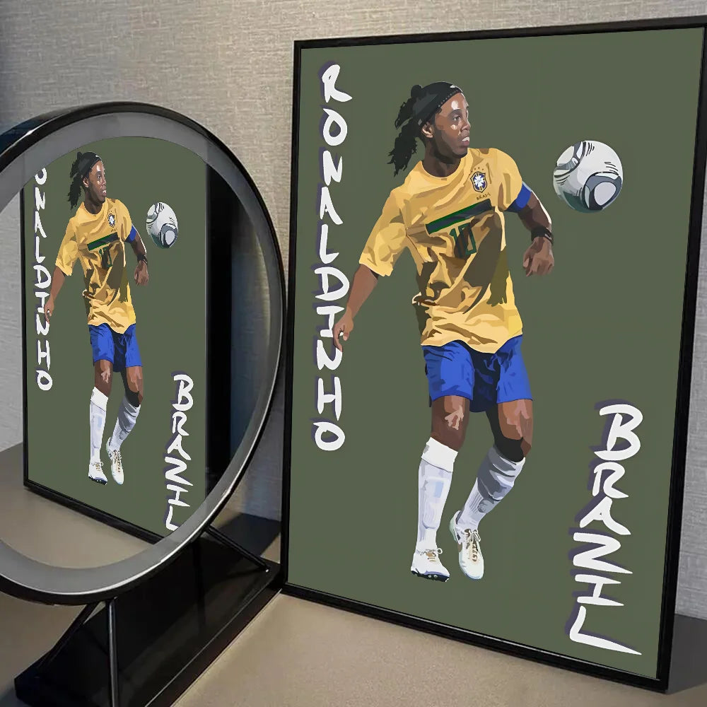 Dinho Magic Wall Art 🔥✨🇧🇷 | L'Art Et La Magie Du Football